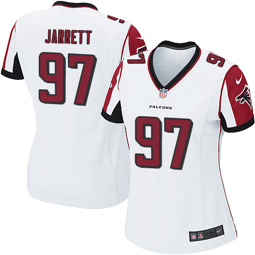 Women's Game Grady Jarrett Nike Jersey White Road - #97 NFL Atlanta Falcons